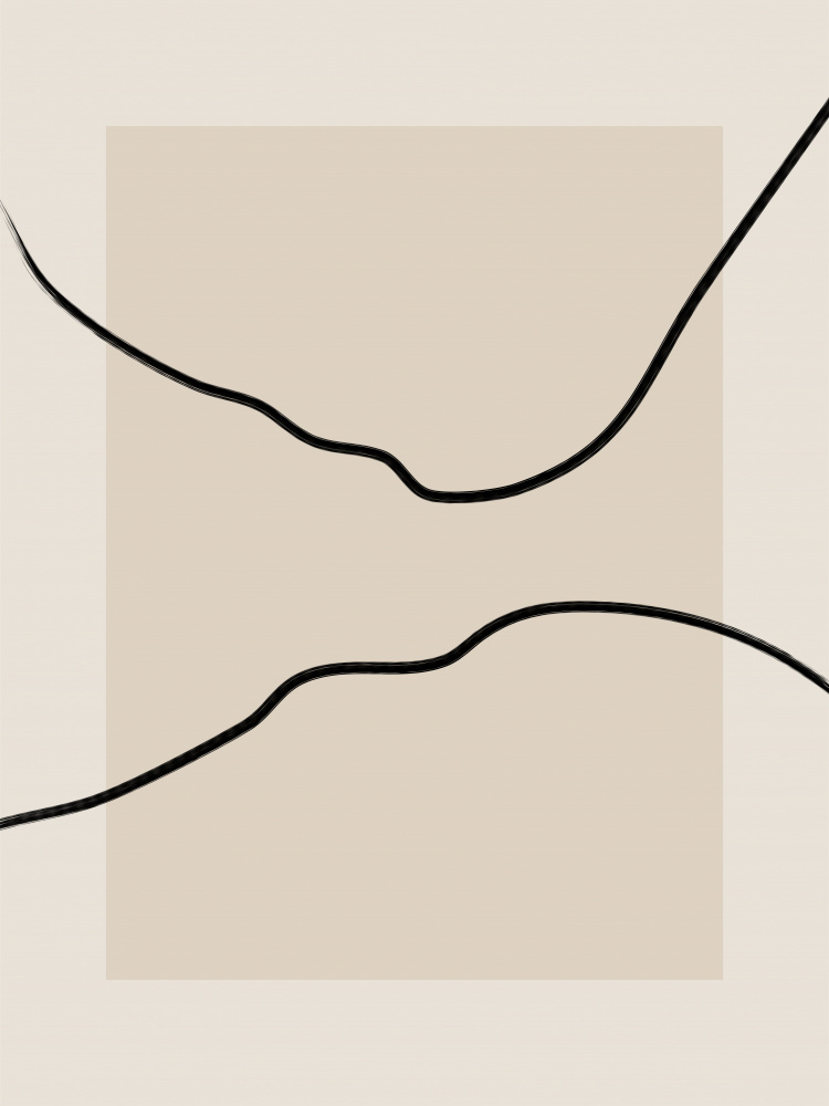 Soft Abstract Lines Art — artwork by Elena Ristova