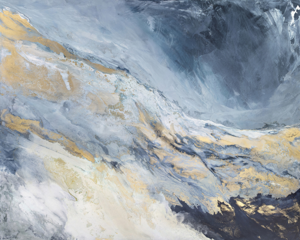 Natural Beauty of Ocean — Framed canvas