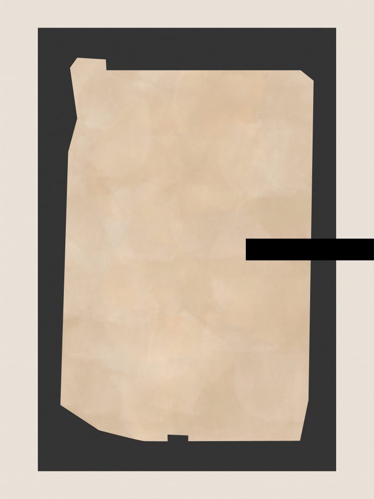 Abstract Beige Painting — Canvas