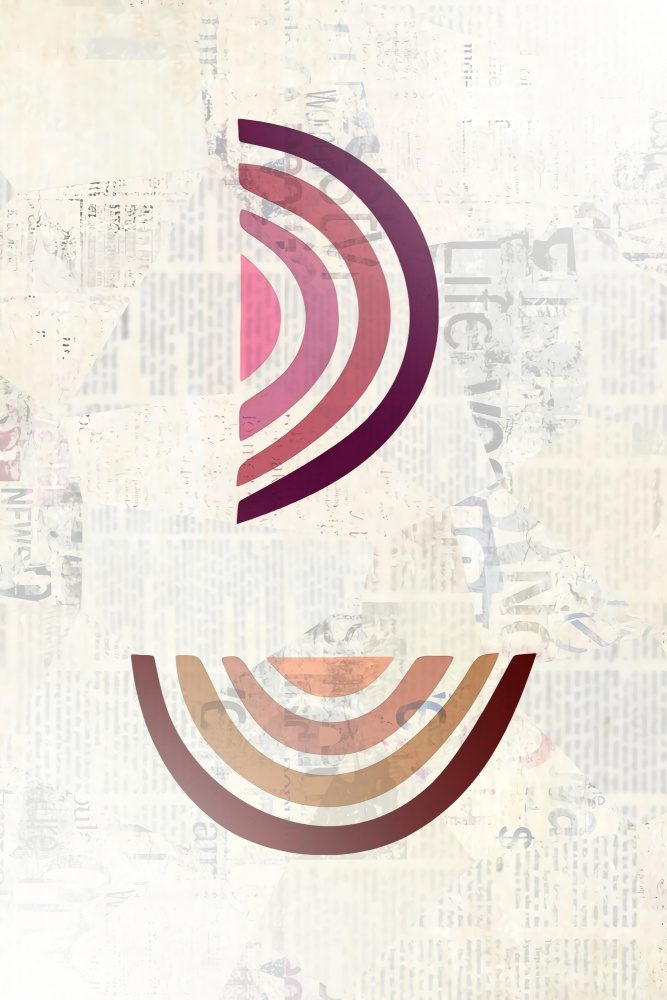 Abstract Geometric Arches — Canvas