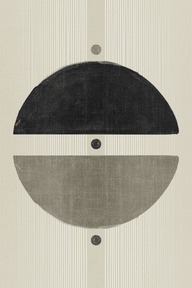 Abstract Semicircle Balance — Canvas