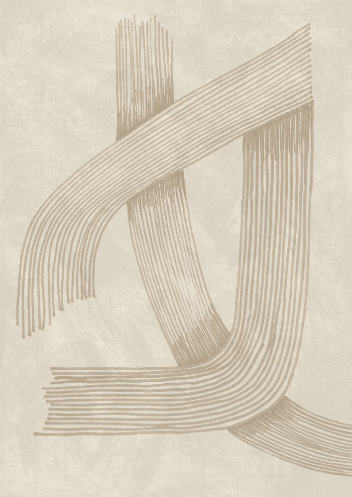 Abstract Sophisticated Line 01 — Canvas