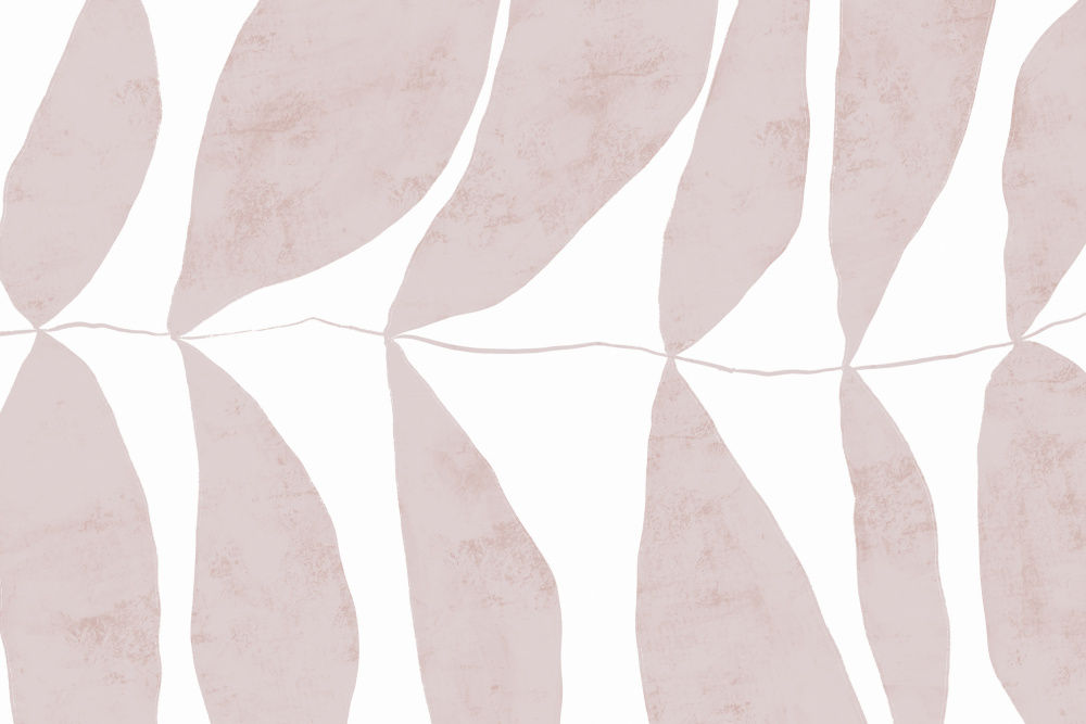 Leaf Patterns In Soft Beige Tones — Canvas