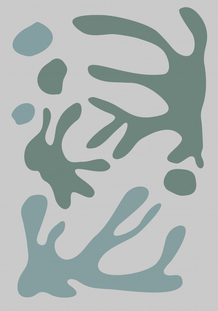 Seaweed Teal No. 1 — Canvas