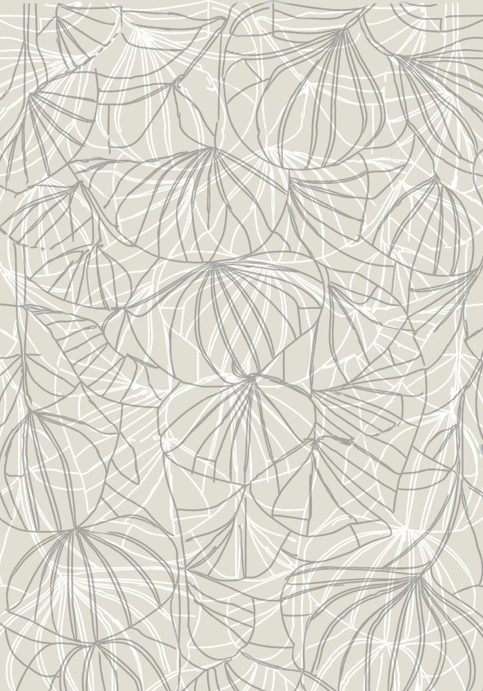 Abstract Floral Line Work 2 — Canvas