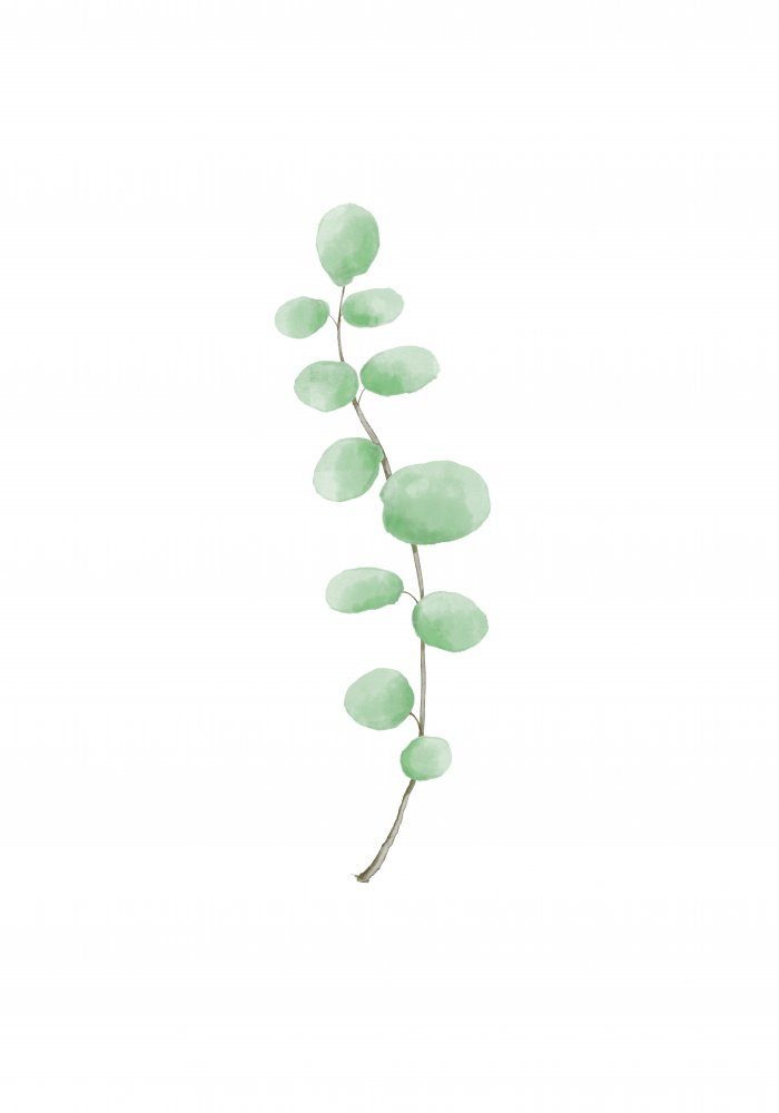 Delicate Green Leaves — featured print