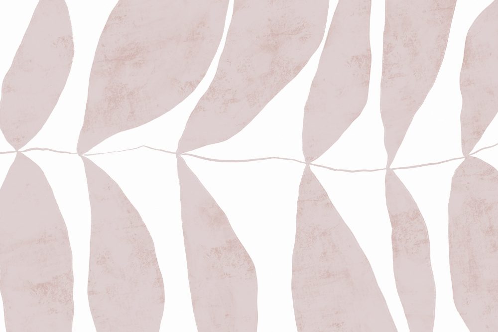 Leaf Patterns In Soft Beige Tones — Canvas