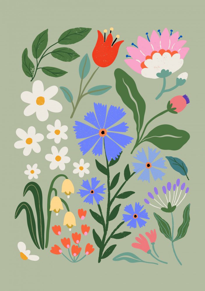 Cornflower Meadow — Canvas