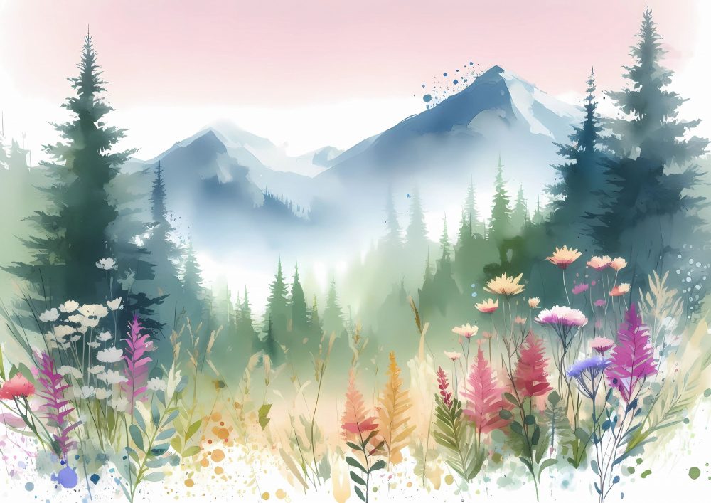 Wildflower Meadow 10 — Canvas